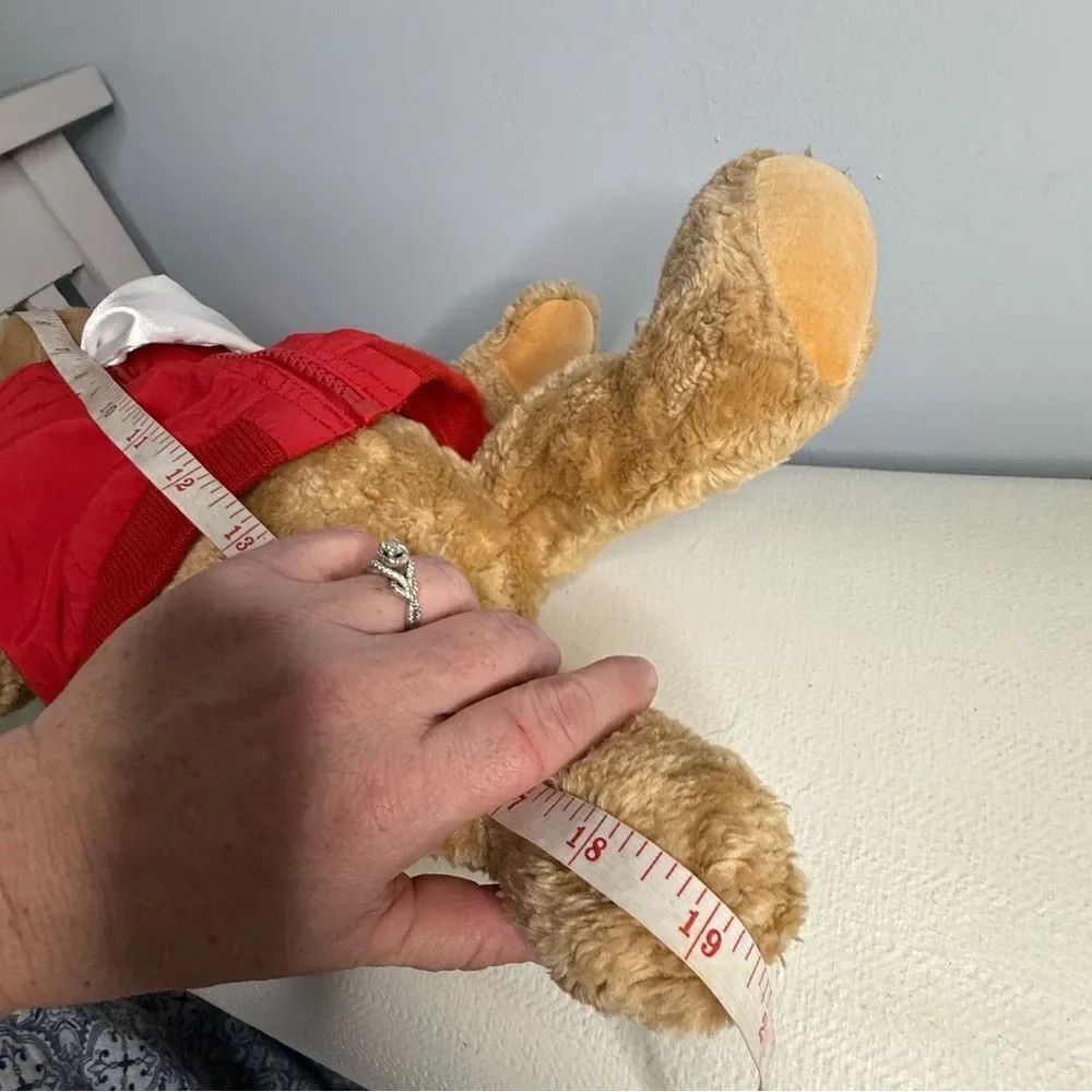 VTG 1997 Lands' End Limited edition Gund Bear Bearon Von Oops Pilot Aviator